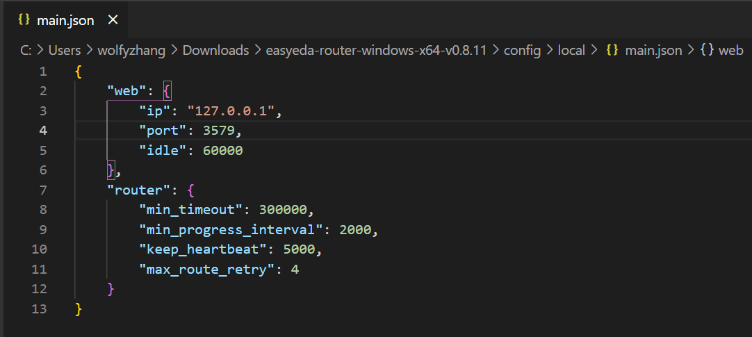 config